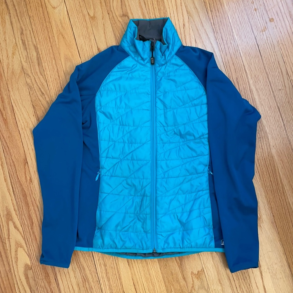 EMS Two Toned Blue Primaloft Zip Up Jacket Size S